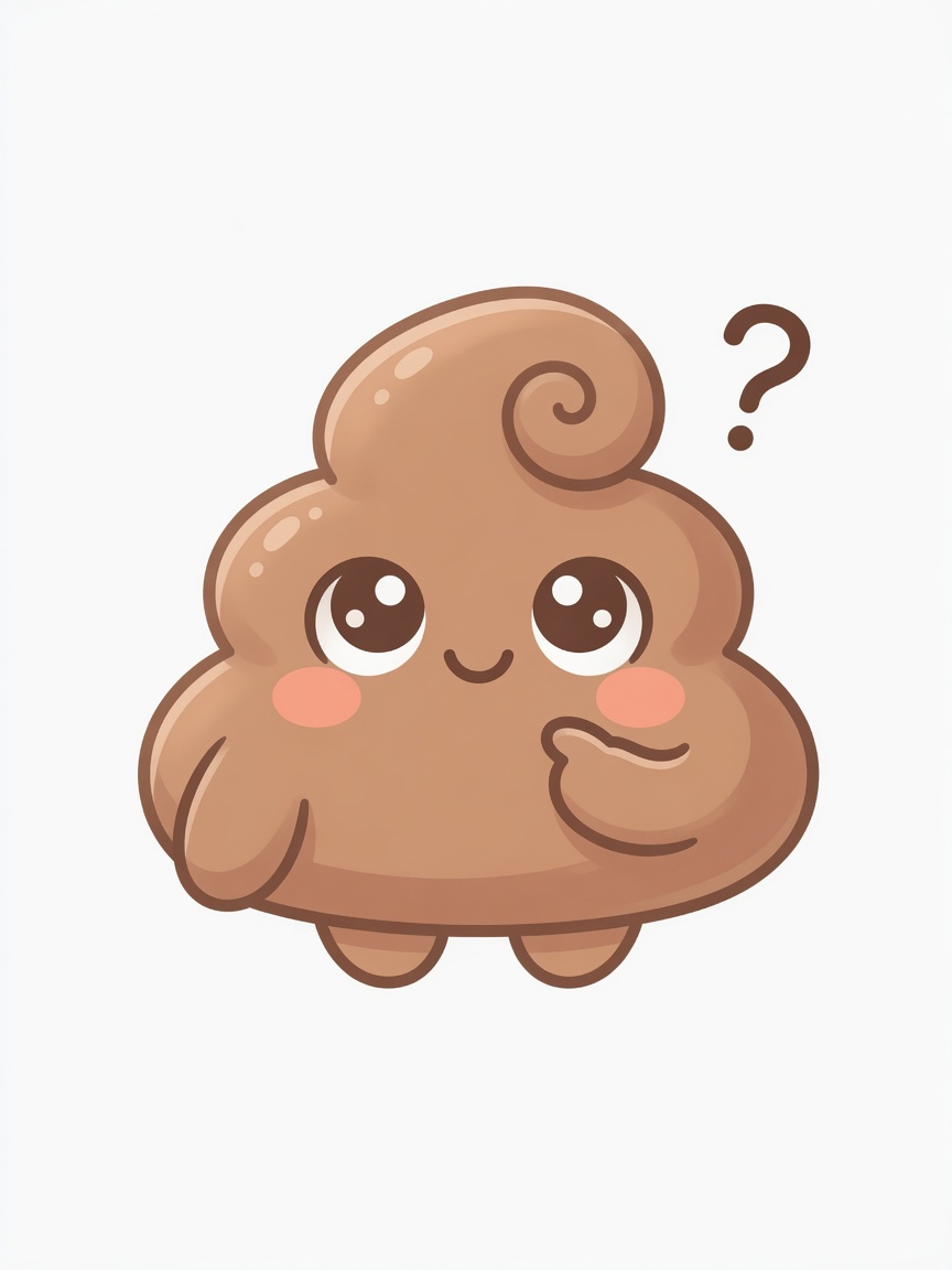 PoopRx mascot, smiling